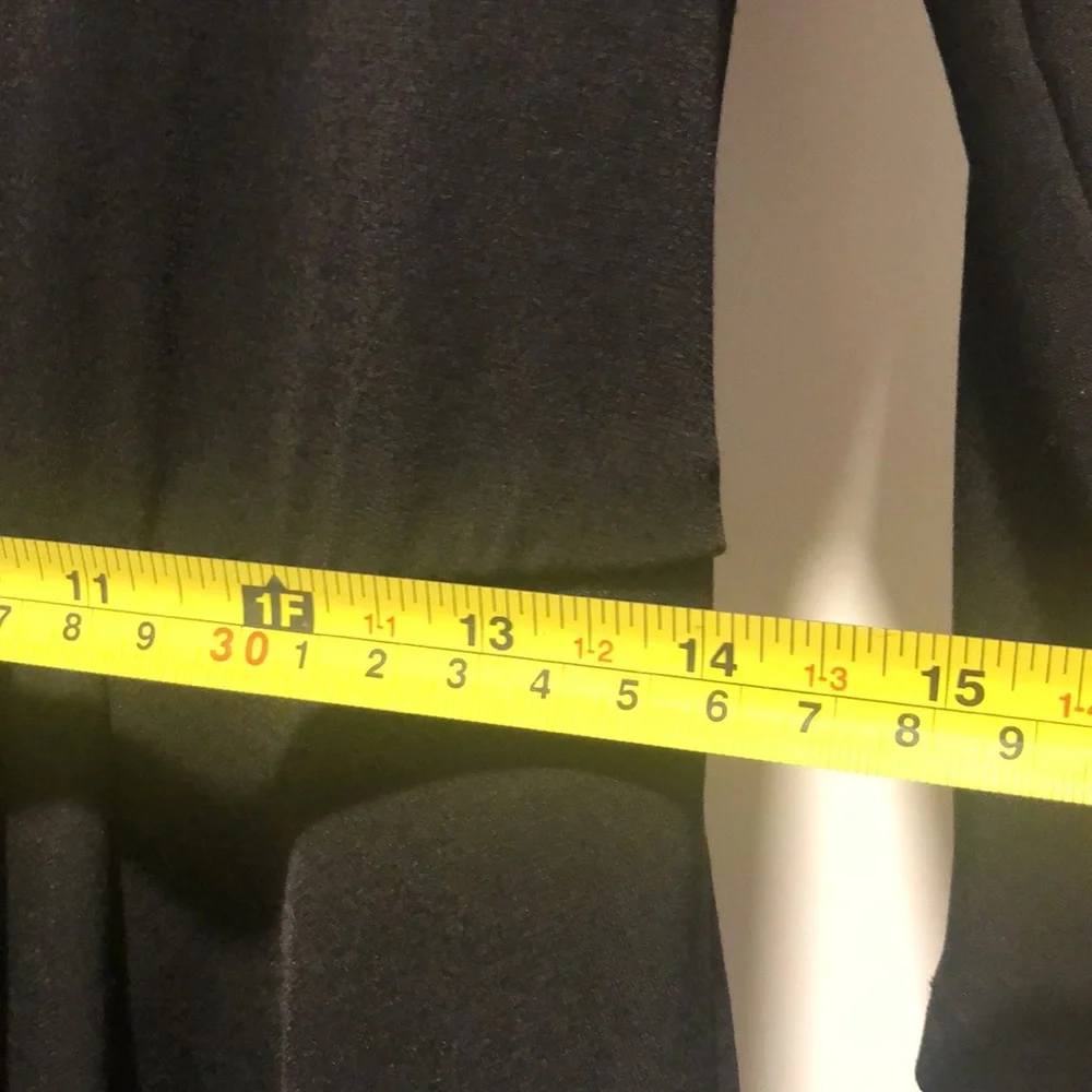 EUC [Trina Turk] Solid Black, 3/4 Sleeve, Knee-Length Draped Dress Womens Sz 6 - Picture 11 of 16